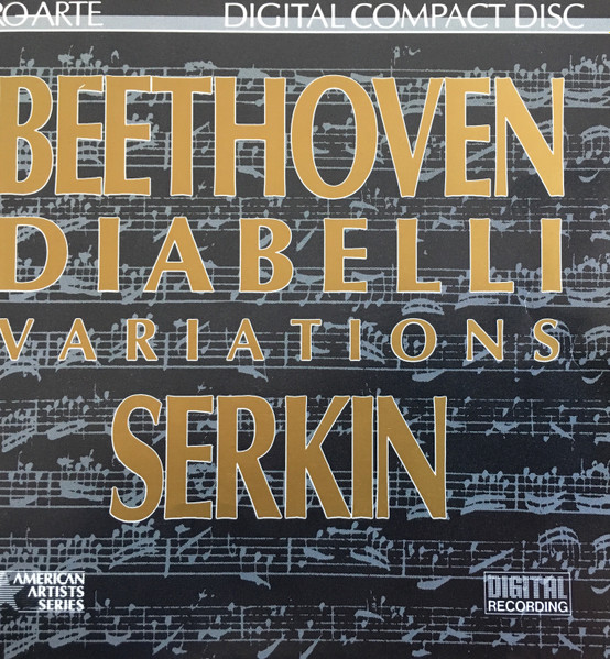 Beethoven, Peter Serkin – Diabelli Variations (1989, CD) - Discogs