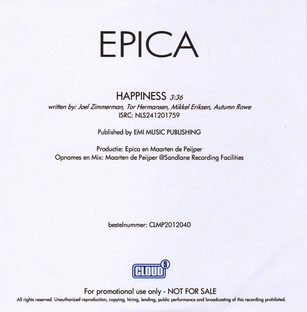 descargar álbum Epica - Happiness