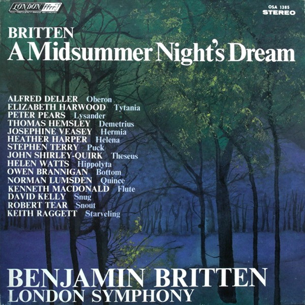 Britten – A Midsummer Night's Dream (1990, CD) - Discogs