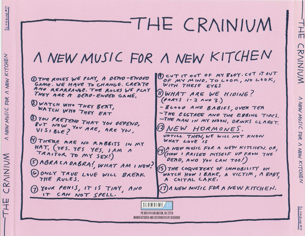 télécharger l'album The Crainium - A New Music For A New Kitchen