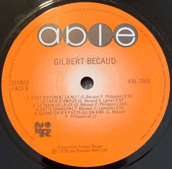 Gilbert Bécaud - Gilbert Bécaud | Able (ABL-7060) - 6