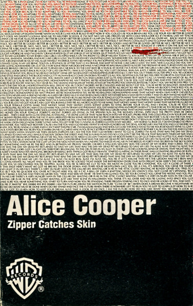 Alice Cooper - Zipper Catches Skin | Releases | Discogs