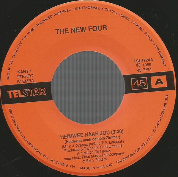 ladda ner album The New Four - Heimwee Naar Jou