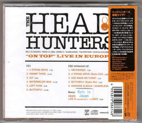 descargar álbum The Headhunters - On Top Live In Europe