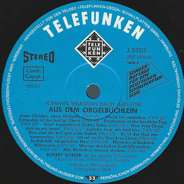 télécharger l'album Johann Sebastian Bach, Robert Köbler - Aus Dem Orgelbüchlein