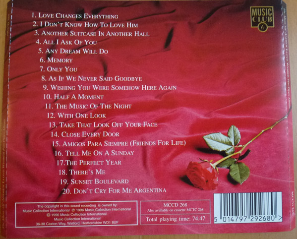 ladda ner album Various - The Music Of Andrew Lloyd Webber Pan Pipes Album