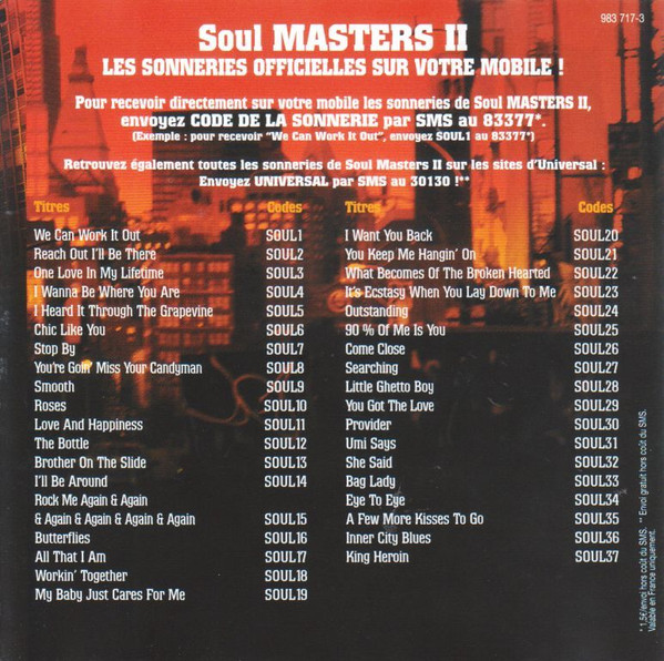 baixar álbum Various - Soul Masters II