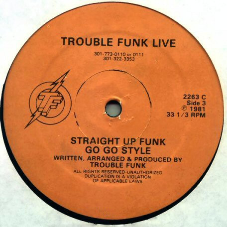 lataa albumi Trouble Funk - Straight up Funk go go style