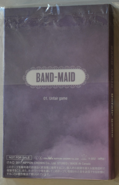 Band-Maid – Unfair Game (2017, Cassette) - Discogs