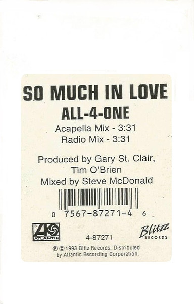 All-4-One - So Much In Love | Releases | Discogs