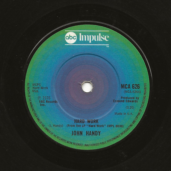 ladda ner album John Handy - Hard Work Young Enough To Dream