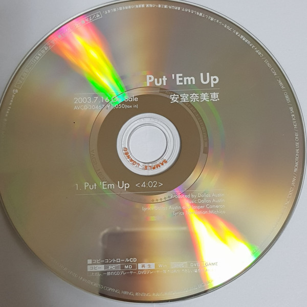 Namie Amuro – Put 'Em Up (2003, CD) - Discogs