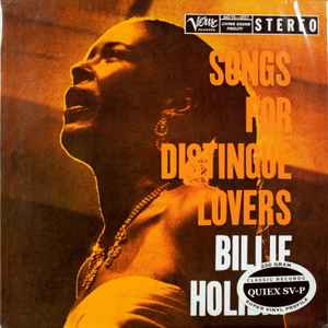 Billie Holiday - Songs For Distingué Lovers album cover