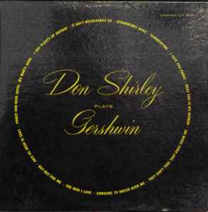 Don Shirley - Don Shirley Plays Gershwin album cover