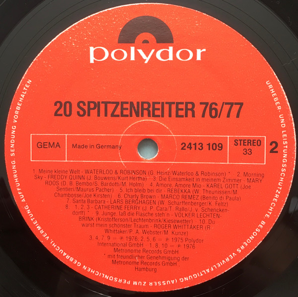 baixar álbum Various - 20 Spitzenreiter 7677
