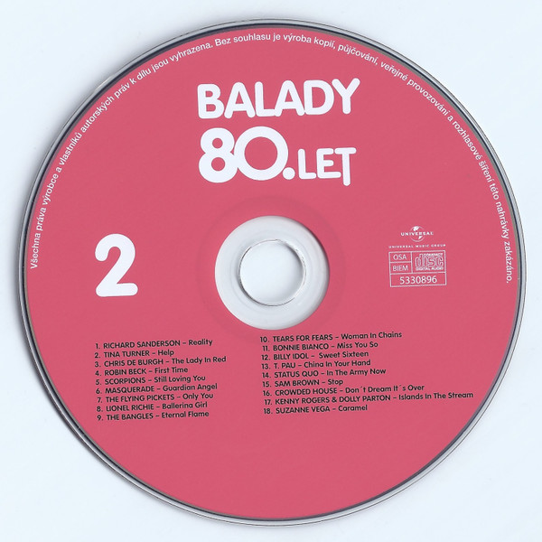 Album herunterladen Various - Balady 80 Let 1 4