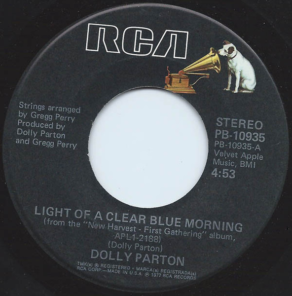 Dolly Parton Light Of A Clear Blue Morning Releases Discogs 9030