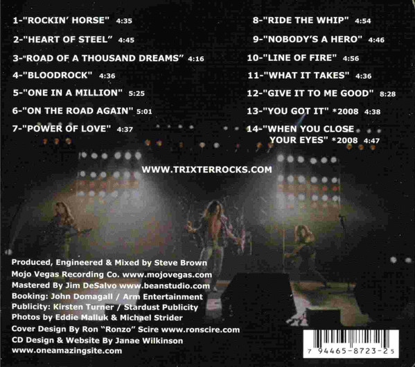 Trixter – Alive In Japan (2008, CD) - Discogs