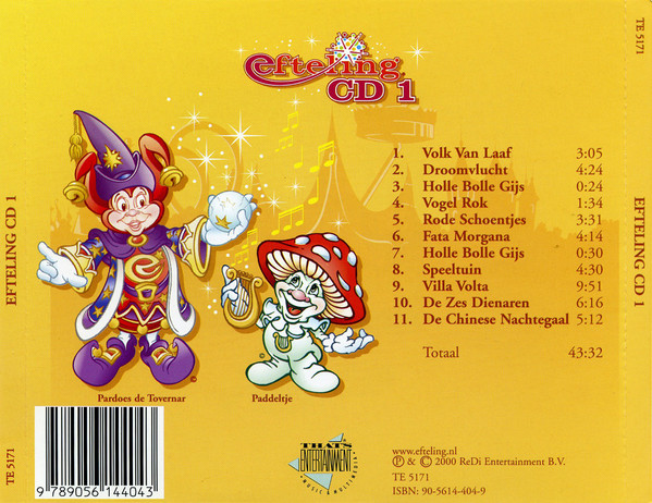 last ned album Unknown Artist - De Mooiste Muziek Uit De Efteling CD 1