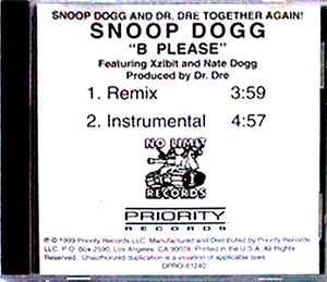 Snoop Dogg – B Please (Remix) (1999, CD) - Discogs
