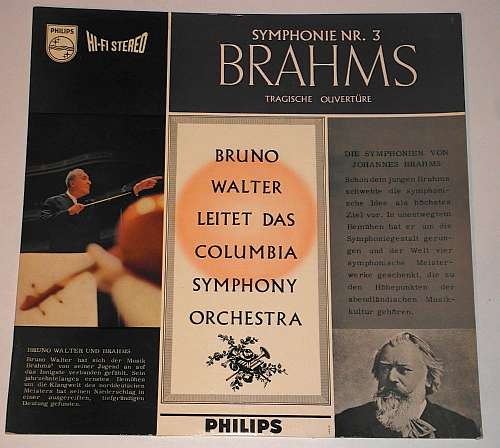 Brahms - Bruno Walter Leitet Das Columbia Symphony Orchestra ...