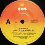 Cover of Don't Stop Believin', 1981, Vinyl