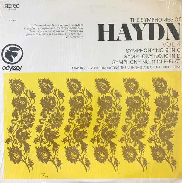 last ned album Joseph Haydn, Max Goberman, Orchester Der Wiener Staatsoper - The Symphonies of Haydn Vol 4