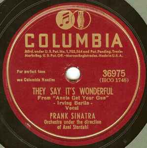 Frank Sinatra - They Say It's Wonderful / The Girl That I Marry