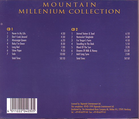 Mountain – Live (1998, CD) - Discogs