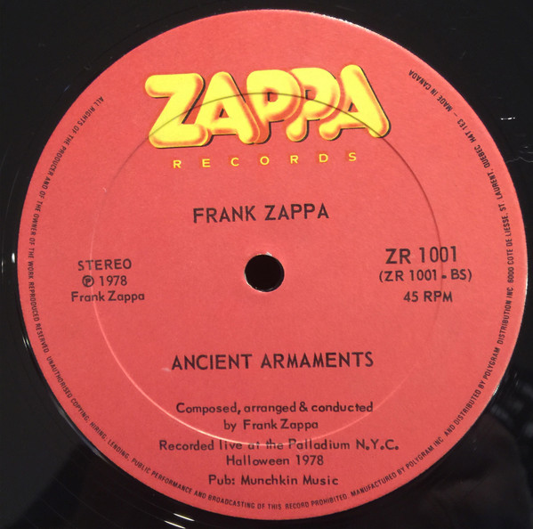 Frank Zappa - I Don't Wanna Get Drafted! | Zappa Records (ZR 1001) - 3