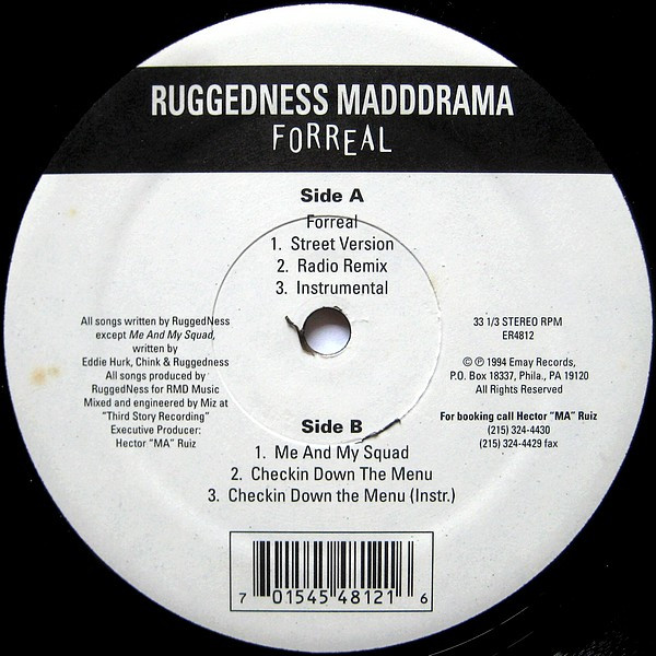 とっておきし新春福袋 RUGGEDNESS Records) MADDDRAMA (Full VLS