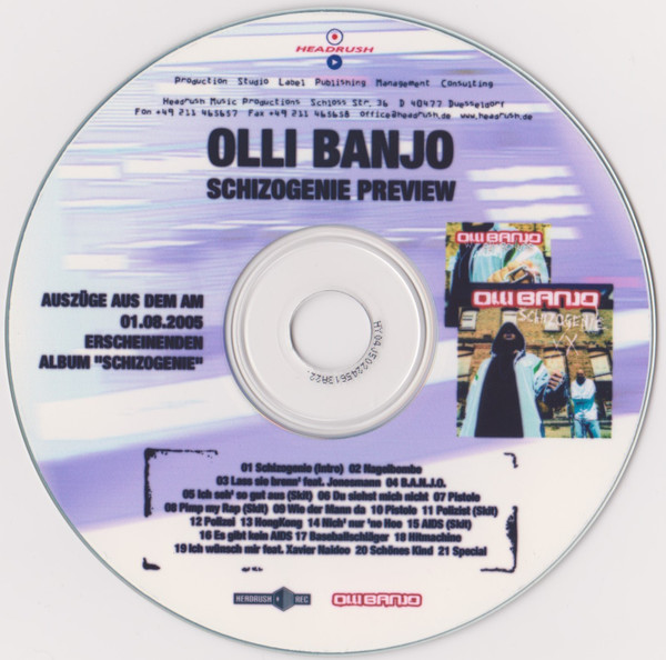 Olli Banjo – Schizogenie (2005, Vinyl) - Discogs