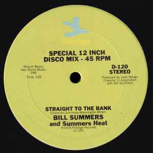 Bill Summers & Summers Heat - Straight To The Bank album cover