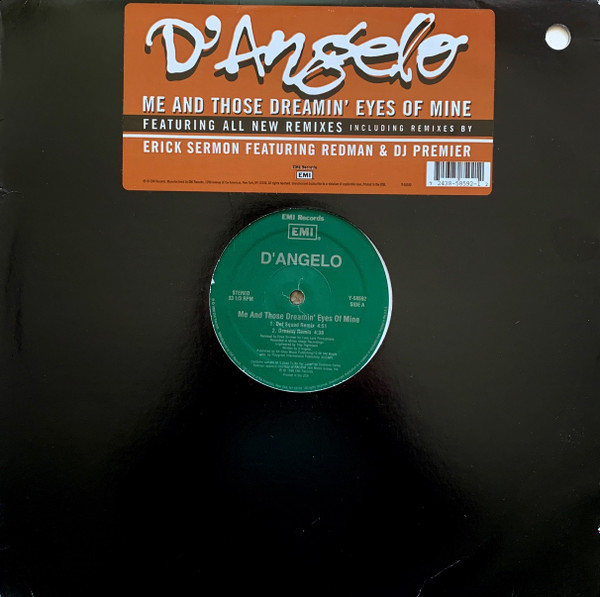 D'Angelo – Me And Those Dreamin' Eyes Of Mine (1996, Vinyl) - Discogs