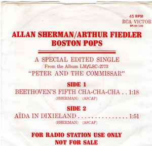 Allan Sherman Arthur Fiedler Boston Pops Beethoven s Fifth Cha