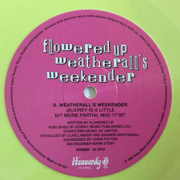 Flowered Up - Weatherall's Weekender | Heavenly (HVN589) - 4