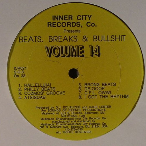 télécharger l'album DJ Equalizer & Gage Lester - Beats Breaks Bullshit Volume 14