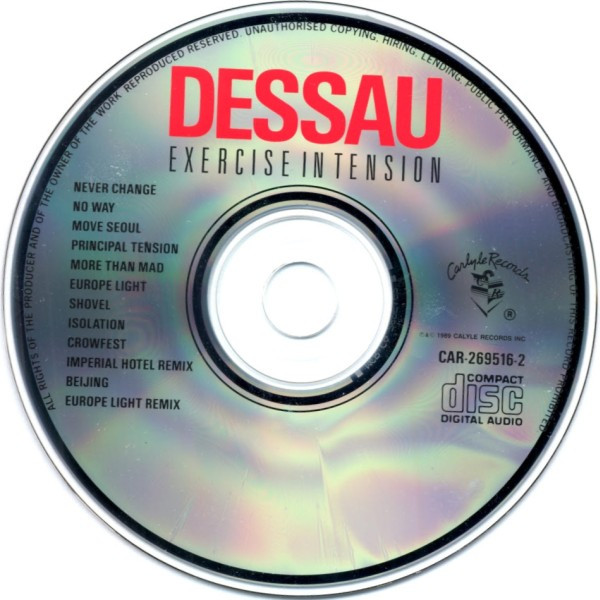 Dessau - Exercise In Tension | Releases | Discogs