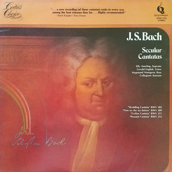新品Secular Cantatas -Sacd- Bach, J.S. :CD敬老の日
