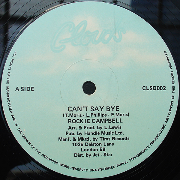 baixar álbum Rockie Campbell - Cant Say Bye