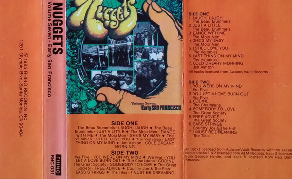 Nuggets Volume Seven: Early San Francisco (1985, Cassette