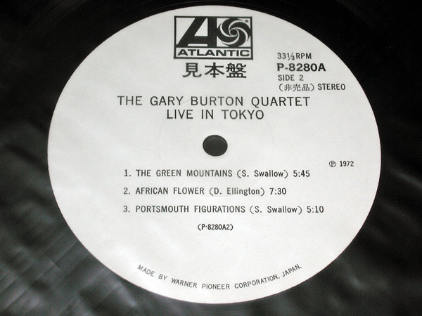 télécharger l'album The Gary Burton Quartet - Live In Tokyo