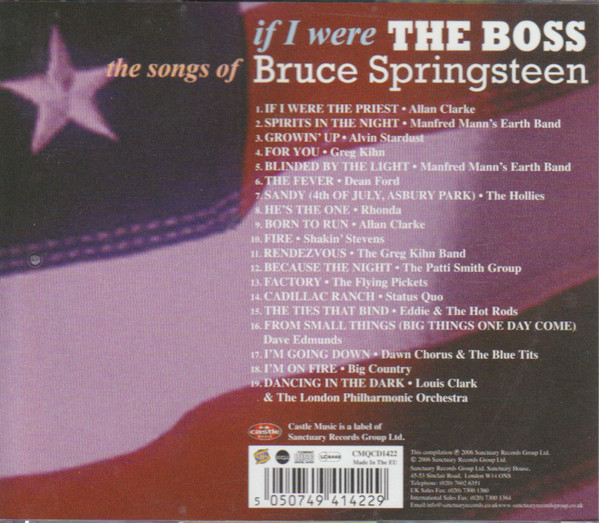 descargar álbum Various - If I Were The Boss The Songs Of Bruce Springsteen