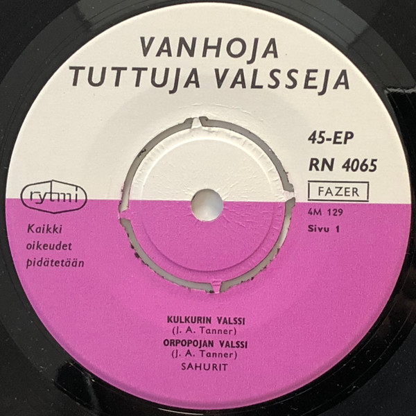 last ned album Various - Vanhoja Tuttuja Valsseja