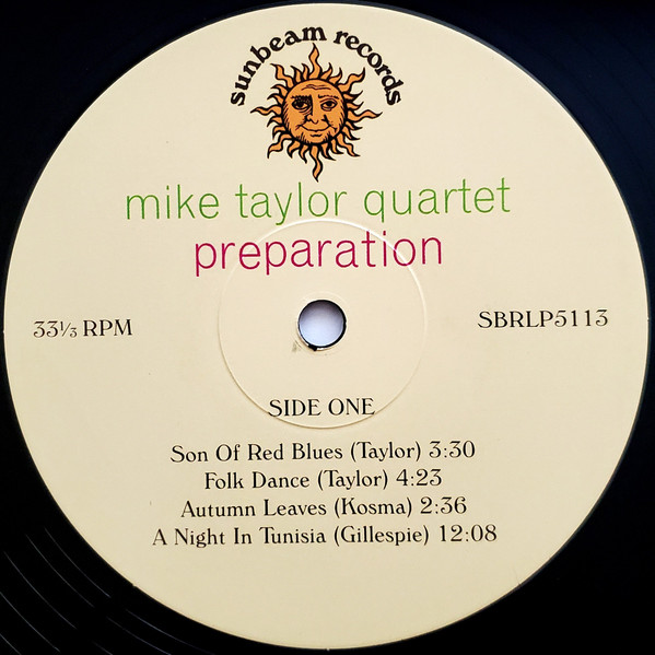 Mike Taylor Quartet - Preparation | Sunbeam Records (SBRLP5113) - 5