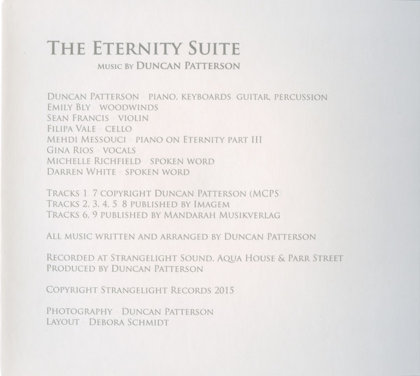 descargar álbum Duncan Patterson - The Eternity Suite