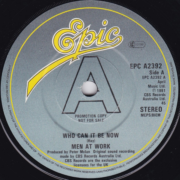 Men At Work - Who Can It Be Now? | Releases | Discogs