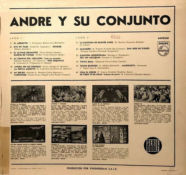 lataa albumi Andre Y Su Conjunto - Tangos En Mi Vida