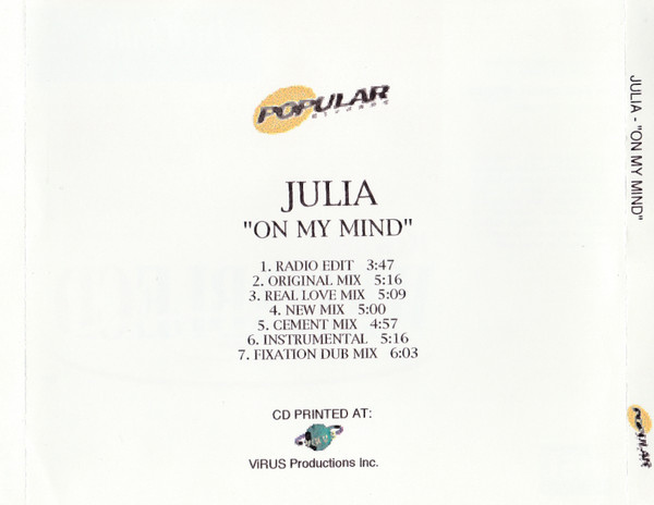 Album herunterladen Julia - On My Mind