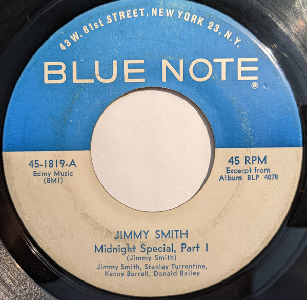 Jimmy Smith – Midnight Special (1961, Vinyl) - Discogs